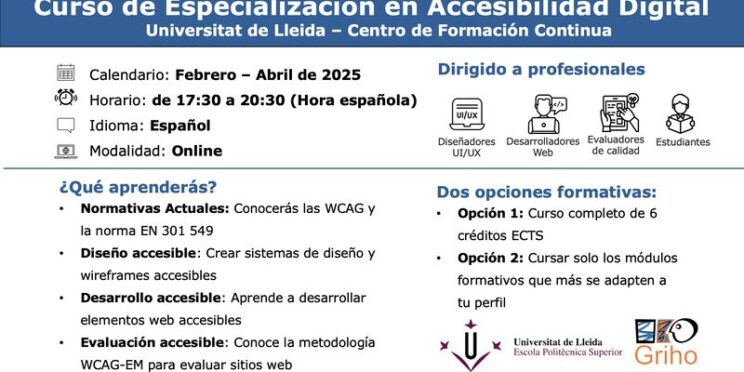 Programa de curso de especialista